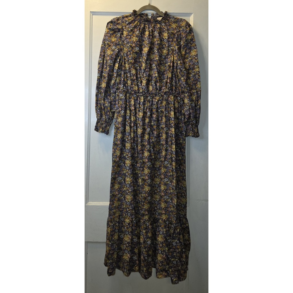 Universal Thread Floral Prairie Long Sleeve Maxi Dress Cottage Core. Medium